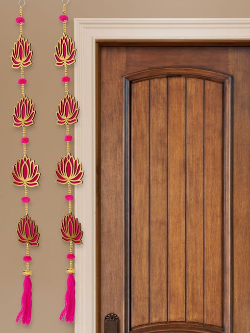 Wool Blend Lotus Wall & Door Hanging